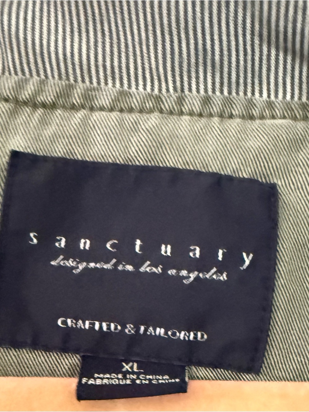 Sanctuary Green Hooded Drawstring Utility Jacket - Picture 2 of 3